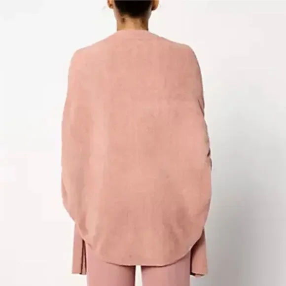 Barefoot Dreams CozyChic UltraLite Blanket Wrap size L/XL Dusty Coral New - Picture 8 of 11